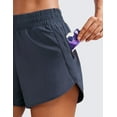 thumbnail image 5 of CRZ YOGA Athletic Shorts for Women 3"High Waisted Quick Dry for Running Workout Gym Track with Zip Pocket, 5 of 5