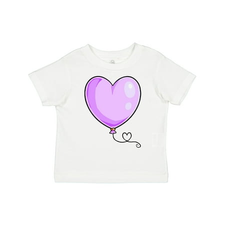 

Inktastic Purple Balloon Heart Gift Toddler Boy or Toddler Girl T-Shirt