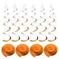 thumbnail image 1 of Decoraciones colgantes de Fiesta Unique Bargains Naranja 18uds, 1 of 7