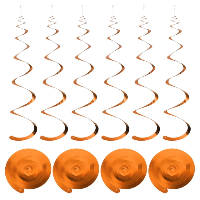 Decoraciones colgantes de Fiesta Unique Bargains Naranja 18uds