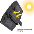 thumbnail image 3 of Matsuzay Luz solar IP65 Sensor de movimiento plegable a prueba de agua Jardín Patio Calzada Patio Pasarela Césped Senderismo Lámpara de camping Iluminación y accesorios tipo 3 Matsuzay HA073240-03, 3 of 6