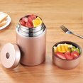 thumbnail image 5 of Contenant Alimentaire Portable en Acier Inoxydable 1L avec Manchon (Rose), 5 of 5