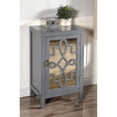 thumbnail image 5 of StyleCraft Home Collection Roxie Rose Contemporary Wooden Nightstand, Gray, 5 of 5