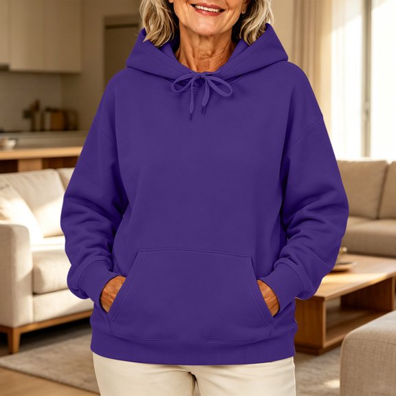 Oversized Hoodies for Women Fall Mock Neck Long Sleeve Casual Comfort Sweatshirts Winter y2k Cute Solid Sweatshirt 2XL