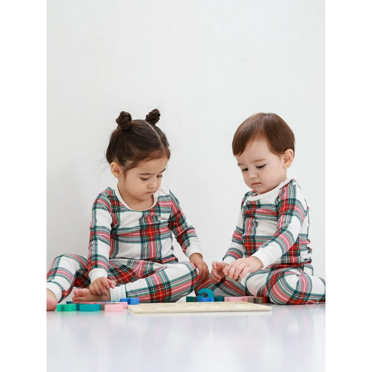 Baby boy check pyjamas hot sale