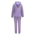 thumbnail image 3 of Yuemengxuan Women Fashionable Clothes Set, Solid Color Pullover and Elastic Waist Pants, 3 of 5