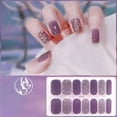 thumbnail image 1 of Wartleves Pegatinas de uñas de cobertura completa, pegatinas de manicura con purpurina bonitas y completas, 14 piezas/juego, 1 of 7