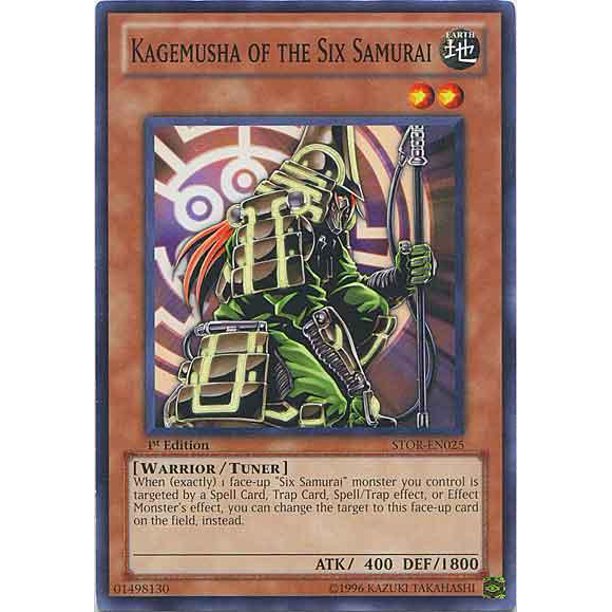 Yugioh Storm Of Ragnarok Kagemusha Of The Six Samurai Stor En025 Walmart Com Walmart Com