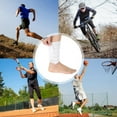 thumbnail image 3 of Sports Elastic Band Lifting Compression Soporte de la Pierna Correa de la Rodilla Brace White, 3 of 7