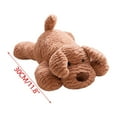 thumbnail image 3 of Wuztai Realistic Lying Down Dog Plush Doll, Soft Cuddly Toy for Dog Enthusiasts Comfort, Plush Dog Doll Stuffed Animal, 3 of 3