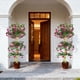 thumbnail image 4 of Yeshouse Buganvilla artificial, buganvilla de seda con flores rosas en maceta blanca, topiario artificial para decoración de interiores, exteriores, hogar, oficina, jardín y bodas, 4 of 7