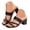 Black, variant on Dakaela Womens Slide Heeled Sandals 2026 Fashion Square Open Toe Glitter Slip on Slides Dressy Bride Wedding Backless Pumps Size 6,Black