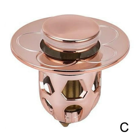 

Steel Push Type Bounce Core Universal Wash Basin Up Filters 2023 Drain UK I1K1
