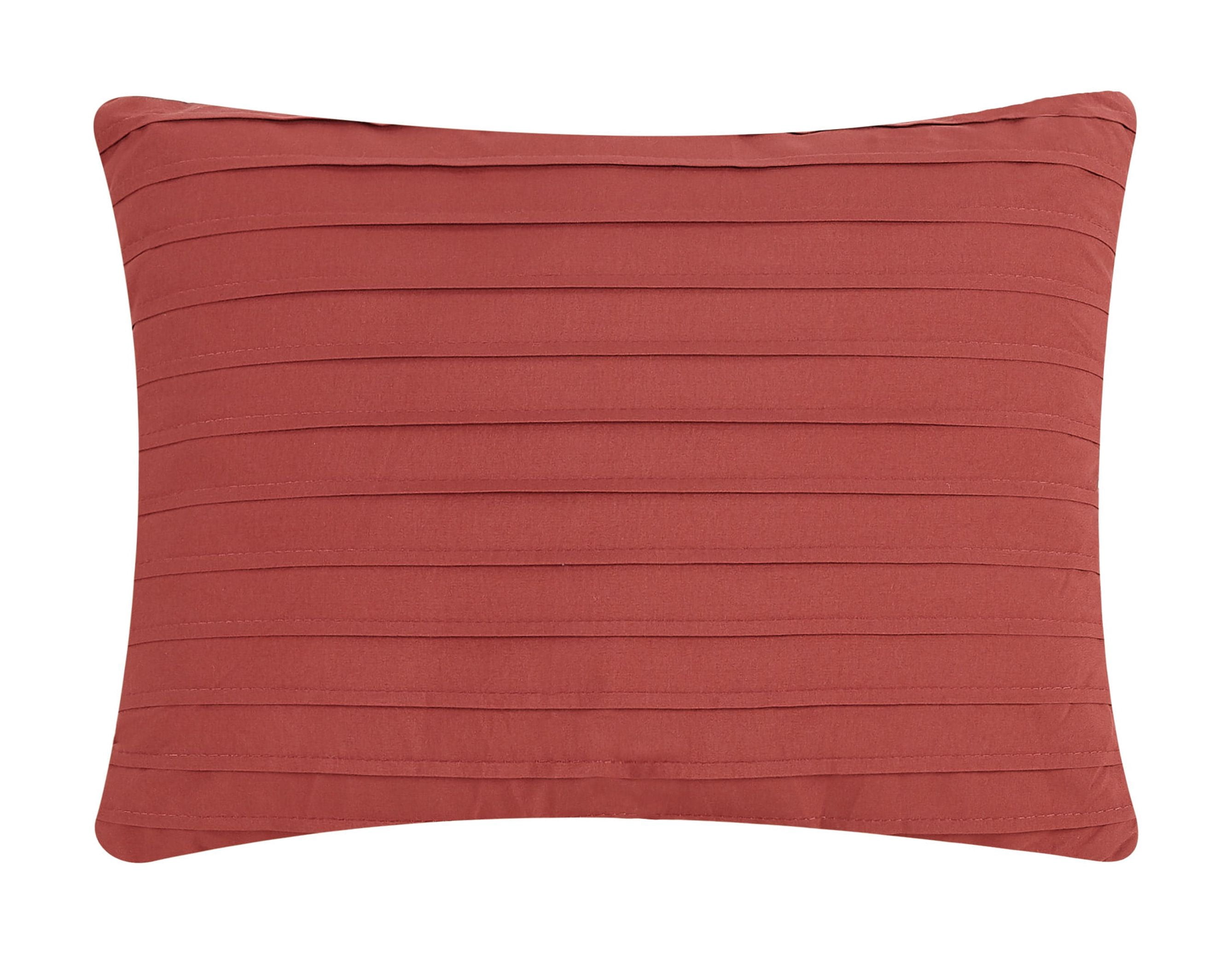 Mainstays Red and Black Damask 10-Piece Bed in a Bag, Queen