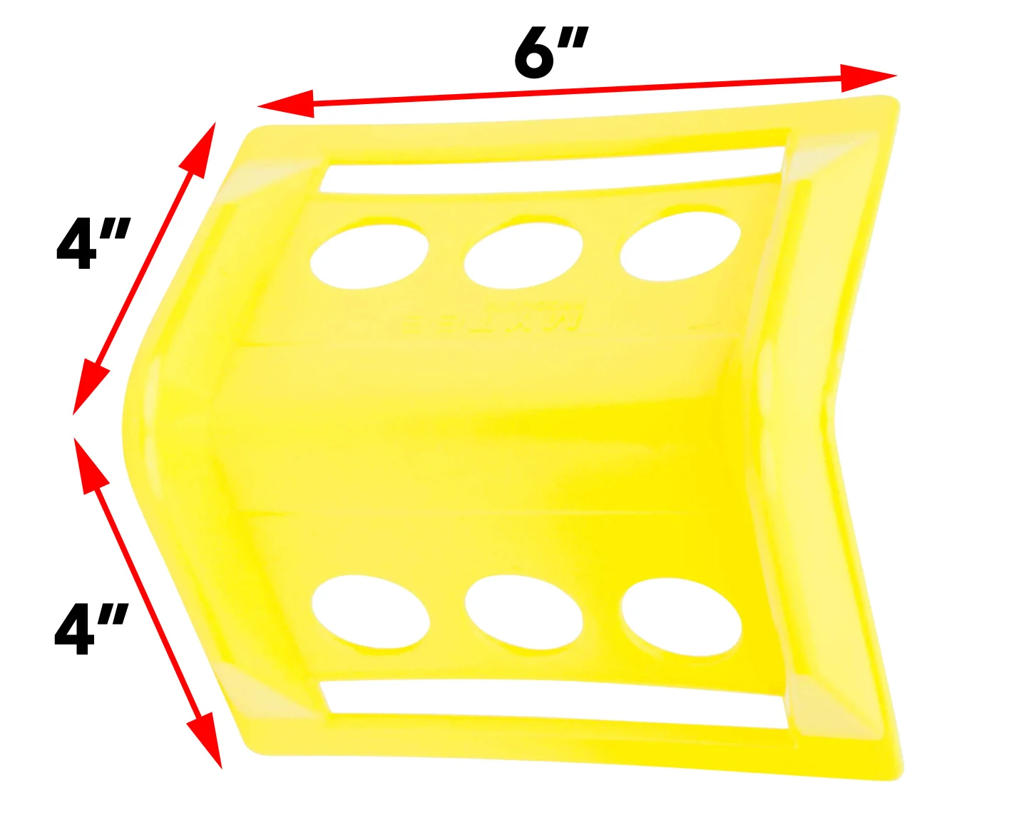Flatbed Edge Protectors Kit - 20 Pack Yellow Plastic Corner Protectors (4" x 6") & 20 Pack Blue Plastic Corner Protectors (4" x 10") with Carrying Bag