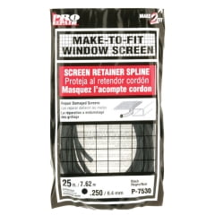 

2PC Prime-Line Prime-Line - P7530 - 0.25 in. Dia. x 300 in. L Screen Spline