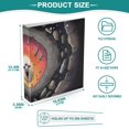 thumbnail image 5 of Sheep Cave Stones 3 Ring Binders 1.5 inch Hardcover File Folders with Interior Pockets A4 Size Organizer for School Office Hospital Set of 2, 5 of 8