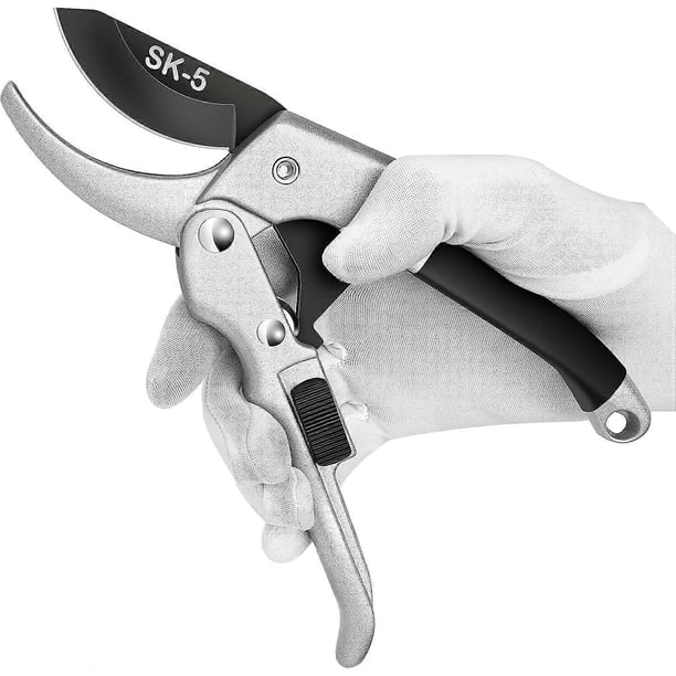 Garden Secateurs, Professional Pruning Shears with Sharp and Stainless Steel Blade, Non-slip Handle, Garden Scissors