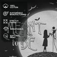 thumbnail image 4 of Men's The Nightmare Before Christmas Jack and Sally Meant to Be Graphic Tee Black Small, 4 of 10