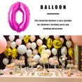 thumbnail image 4 of 16 pulgadas Tamaño grande Oro Plata Rosa Oro Número Globo Cumpleaños Decoraciones para fiestas de bodas Globos de aluminio Niño Niño Juguete Kits de decoración para fiestas Rosa roja cero Bewildely HA002665-90, 4 of 6