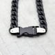 thumbnail image 5 of Nvzi Nuevo collar de acrílico para hombre, estilo rock punk, joyería de moda (negro), 5 of 5