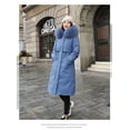 thumbnail image 2 of Winter Jacket Down Jacket Mid-Length Coat Quilted, Ladies Winter Coat Sewn Coat Winter Jacket Long Sewing Warm, XXL, 2 of 5
