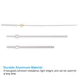 thumbnail image 4 of Uxcell Clock Hands, 8 Set Clock Hands Kits Clock Mechanism Movement Aluminum DIY Wall Clock Hands Kit Parts, White, A07, 4 of 6
