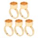 thumbnail image 1 of Anillo tinta para tatuaje de labios y cejas, soporte para pegamento de pestañas, anillo m, 5 uds., 1 of 7