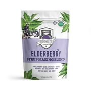 FERMENTAHOLICS | USDA Organic Dried Elderberry Syrup Making Blend - | All Natural Free Of Chemicals, non-GMO | Elderberries and Syrup Spice | Immune System Support Booster | For Syrup