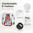 thumbnail image 4 of Balery Funny Christmas Gnome Pattern Women's Running Shorts with Liner 2 Pockets Elastic Workout Athletic Gym Yoga Shorts-XX-Large, 4 of 7