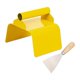 thumbnail image 3 of Paleta para bordillos de paisajismo Herramienta para bordillos de bordes de jardín Acabado de márgenes Apuntado de baldosas curvas Borde recto amarillo, 3 of 9