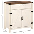 thumbnail image 2 of White color finish | Works as a sideboard or accent cabinet | Facilitates easy access to stored items, 2 of 4