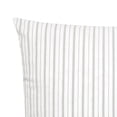 thumbnail image 3 of Better Homes & Gardens Feather Filled Woven Dashed Stripe Decorative Throw Pillows, 20"x20", Taupe, 2 Pack, 3 of 4