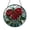 Acrylic 3.5 Inch, variant on Stained Glass Rose Pattern Template – Floral Decorative Design