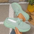 thumbnail image 4 of Norvail Backless Sneakers for Women Mesh Mule Tennis Shoes for Women 2026 Slide on Tennis Shoes Lightweight Breathable No Back Summer Slip on Walking Shoes, 4 of 4