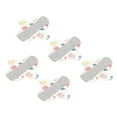thumbnail image 1 of Reusable Washable Menstrual Pads,5pcs Breathable Sanitary Pads,Overnight Cloth Panty Liners Period Pads,S, 1 of 8