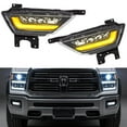thumbnail image 6 of Garvee Daytime Running Light DRL Fog Light Assembly for Ford F-150 2021-2023, LED Switchback Dynamic White DRL Amber Turn Signal Light Front Bumper Light Fog Light Bezel Trim, 6 of 6