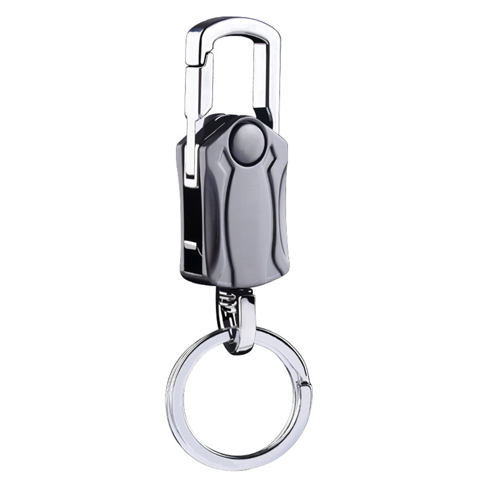 Essen Multifunctional Car Keychain Key Ring 360 Degree Bearing Rotating