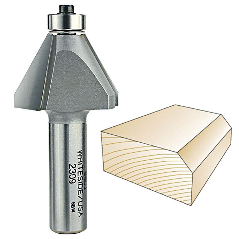 Whiteside Router Bits 2309 Edge Bevel Bit with 30Degree 7/8Inch