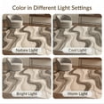 thumbnail image 7 of ODIKA 2'x3' Washable Throw Rug Large Para Contemporary Flowing Ribbon Gradient Print Alfombras for Hallway, Study Room, Non-Slip Low Profile, Flatwoven, 7 of 7