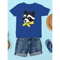 thumbnail image 3 of Raccoon With A Yellow Scarf T-Shirt Juniors -Image by Shutterstock,  x-Large, 3 of 4