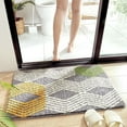 thumbnail image 6 of Bathroom Rugs Soft Absorbent Microfiber Bath Rugs Shaped Toilet Rug Non Slip Bath Carpet Mat For Bathroom, Xinsrenus Under $5! Bathroom Rugs Soft Absorbent, 6 of 6
