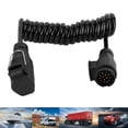 thumbnail image 1 of Cable de remolque cable adaptador de 13 pines a 13 pines cable de resorte de extensión de enchufe de remolque para coche caravana caravana ANGGREK Otros, 1 of 8