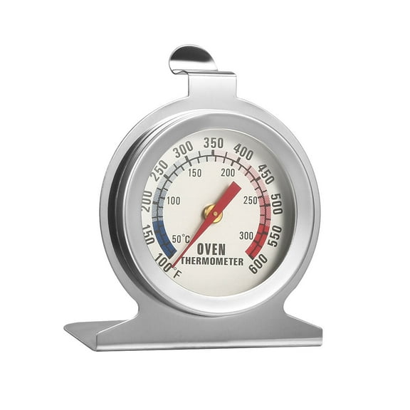 Unique Bargains Oven Thermometer 100-600F Stainless Steel Temperature Gauge