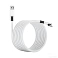 thumbnail image 1 of TAPDRA 5M 16FT VR Link Cable L-Shaped Connector Stable Connection Durable Tensile For Quest Series Pico 4 PC Steam VR Game, 1 of 7