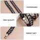 thumbnail image 5 of EeaseMX Pulsera trenzada de cuero para hombre, pulsera de cadena estilo punk personalizada., 5 of 8