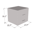 thumbnail image 4 of Perth 2D 17" Nightstand, 4 of 4