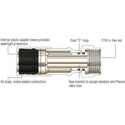 Ideal Ideal Rg6 F-compression Connectors, 50 Pk