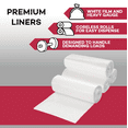 thumbnail image 2 of Dealmed Trash Bag, Made in USA, 12 to 15 Gallon, 24" x 29", 0.9 Mil, White, 100/Case, 2 of 5
