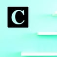 thumbnail image 1 of Custom Decals Alphabet Letter C Wall Art Size: 12 X 12 Inches Color: Multi, 1 of 1
